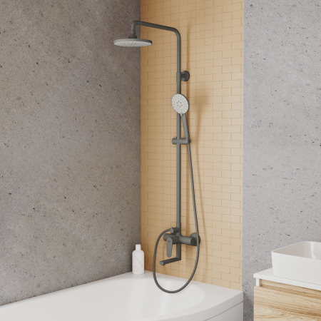 Душевая система D&K Bayern.München графит (DA1563706B18) 