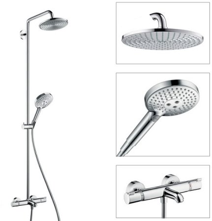 Душевая система Hansgrohe Raindance Select S 27117000 с термостатом Хром 
