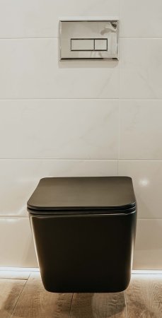 Унитаз Creto Logan L2 1002-002-L2BLMAT подвесной Черный матовый с сиденьем Микролифт 