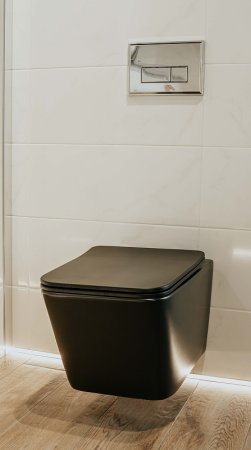 Унитаз Creto Logan L2 1002-002-L2BLMAT подвесной Черный матовый с сиденьем Микролифт 