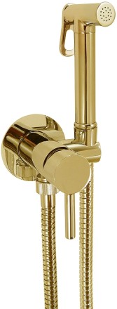 Гигиенический душ со смесителем Giulini Futuro FSH25DOR Золото 24 карата 