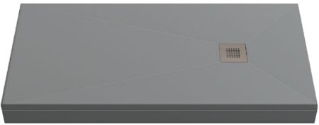Душевой поддон из искусственного камня Creto Ares 120x70 1-0010 Серый 
