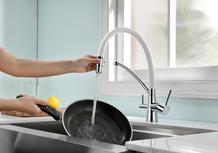 Смеситель Paulmark Siegen Si213111-CRw для кухонной мойки, хром 