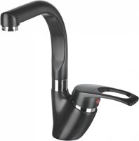 Смеситель для кухонной мойки Granula GR-1824 черный