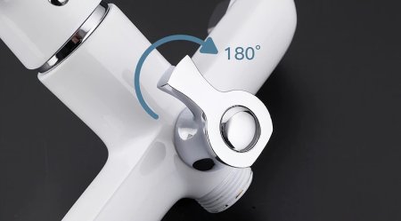 Смеситель для ванны Frap H31 F2231 универсальный Белый Хром 