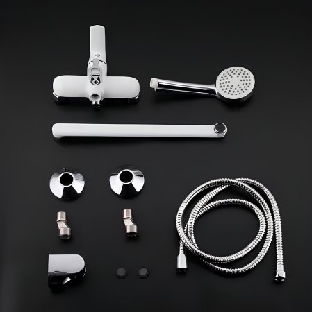 Смеситель для ванны Frap H31 F2231 универсальный Белый Хром 