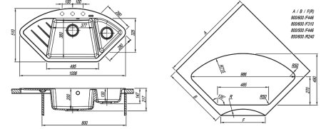 Мойка для кухни Florentina Веста Бежевая 