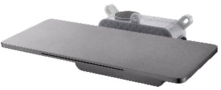 Встраиваемый излив с полкой Raglo R473.62.09, графит 