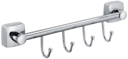 Планка с четырьмя крючками FIXSEN KVADRO FX-61305B-4, хром 