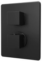 Смеситель для душа Paini Dax-R 84PZ690TH Черный матовый