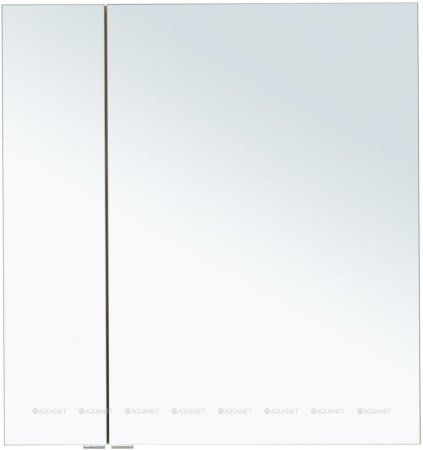 Зеркало-шкаф Aquanet Алвита New 80 дуб веллингтон белый 