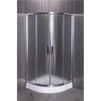 Душевой уголок Esbano ESD-8005 с поддоном 80x80 см, профиль хром, стекло рифленое