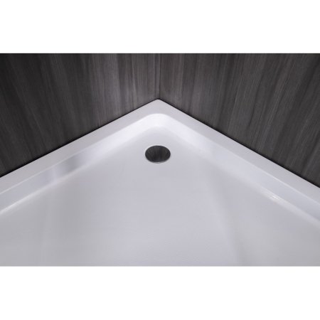 Душевой уголок Esbano ESD-8005 с поддоном 80x80 см, профиль хром, стекло рифленое 