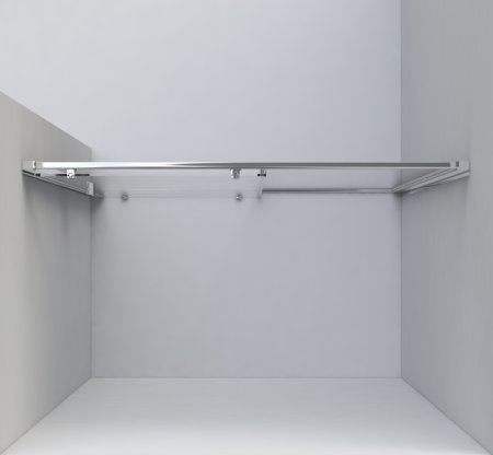 Душевая дверь Vincea Garda 120 VDS-1G120CGB профиль Черный стекло тонированное 