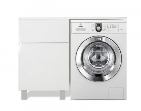 Тумба с раковиной Эстет Dallas Luxe 130 напольный 2 ящика, (правый) 