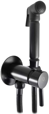 Гигиенический душ со смесителем Rav Slezak Seina SE843/1CMAT Черный матовый 