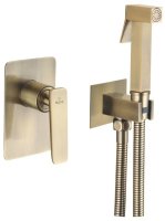 Гигиенический душ со смесителем Rose R1605Q, бронза