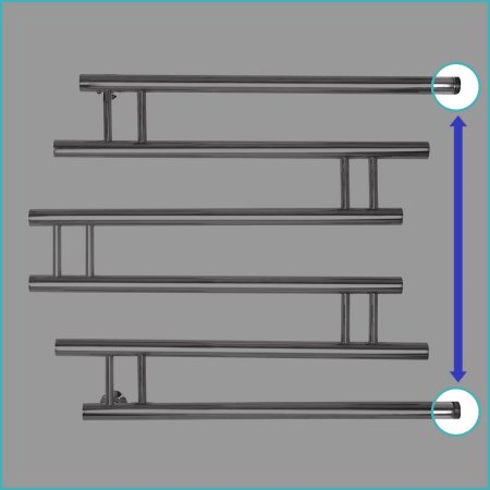 Полотенцесушитель водяной Energy Modern 600x700 Хром 