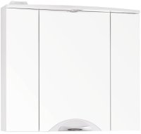Зеркальный шкаф Style Line Жасмин 2 80 С Люкс ЛС-000010036 с подсветкой Белый глянец