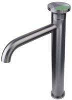 Смеситель для раковины Bronze de Luxe 9008GM-G, графит/зеленый