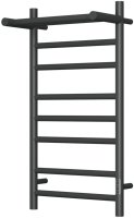 Полотенцесушитель электрический с полочкой (лесенка) Bauedge Stil Shelf DB-0022, 40x80 см