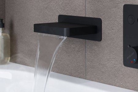 Излив Excellent Krotos AREX.8025BL для ванны, черный 