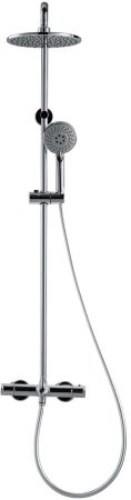 Душевая система с термостатом Bravat Waterfall F639114C-A2-RUS, хром 