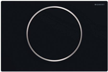 Кнопка смыва Geberit Sigma 10 115.758.14.5 черный матовый / хром глянцевый 