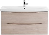 Тумба с раковиной BelBagno MARINO-CER-900-2C-SO-RG-P Rovere Grigio