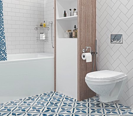 Унитаз подвесной Santek Бореаль 1WH301977 сиденье дюропласт 