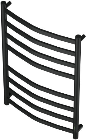 Полотенцесушитель электрический Point Антея PN17858B П8 500x800, диммер справа, черный 