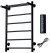 Полотенцесушитель электрический с полочкой (лесенка) Тругор Аспект Пэк сп 1 П 80х50 см, черный 