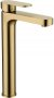 Смеситель для раковины высокий Grocenberg GB3011MG, матовое золото 