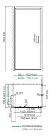 Душевой уголок WasserKRAFT 27I22 100х90 см