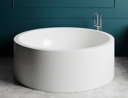 Ванна отдельностоящая глянцевая 200x200 Salini ISOLA 101111G 