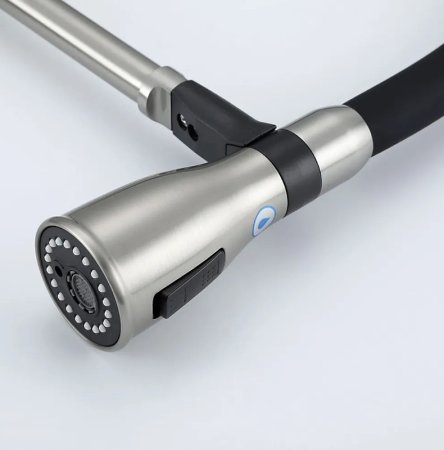 Смеситель для кухни Gappo G4399-75 Сатин Черный 