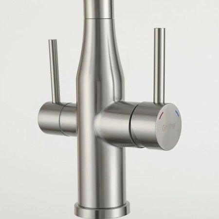 Смеситель для кухни Gappo G4399-75 Сатин Черный 