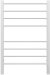 Полотенцесушитель электрический Terminus Сицилия П8 50х80 КС 903, белый матовый 