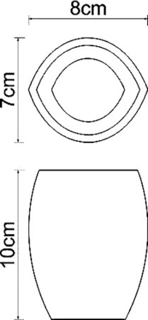 Стакан WasserKRAFT Eider K-33328 