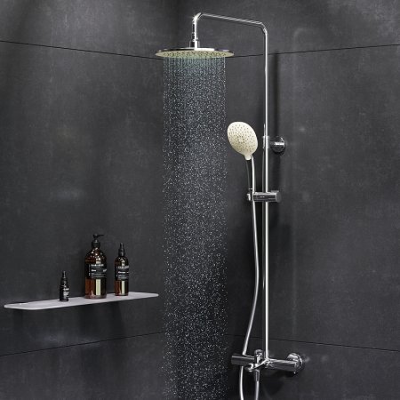 Душевая система AM.PM Spirit V2.0 F0770A510 с термостатом Хром 