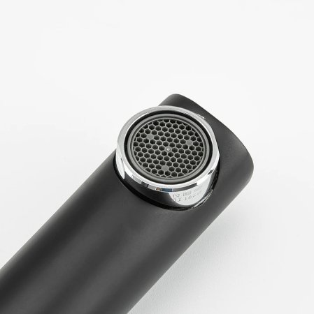 Смеситель на борт ванны Gappo G03-6 G1103-6 Черный матовый Хром 