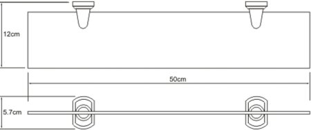Полка WasserKRAFT Oder K-3024 