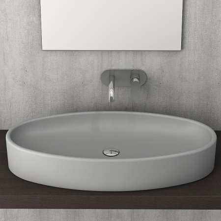 Раковина-чаша Bocchi Cortina Vessel 85 1014-006-0125 Серая матовая 