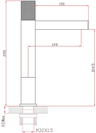 Смеситель для раковины Bronze de Luxe Avantgarde 2030GB Бронзовый 