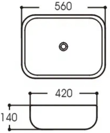 Раковина-чаша Aquatek 56 AQ5526-00 Белая 