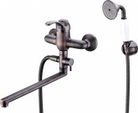 Смеситель WasserKRAFT Isar 1302L универсальный, темная бронза