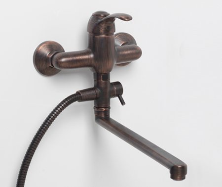 Смеситель WasserKRAFT Isar 1302L универсальный, темная бронза 