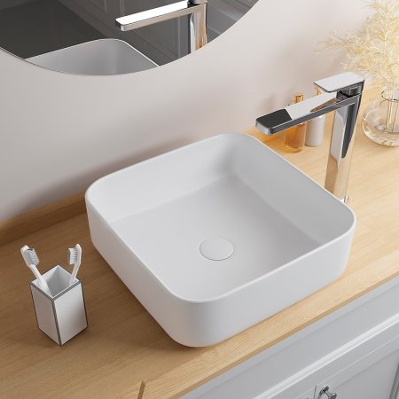 Раковина-чаша Iddis Bridge 39 BRIWM04i27 Белая матовая 