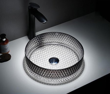 Раковина-чаша CeramaLux 36 GL10 Белая Графит 