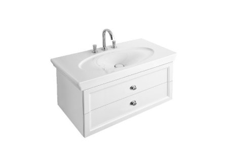Тумба с раковиной Villeroy & Boch La Belle 90 белая глянцевая 